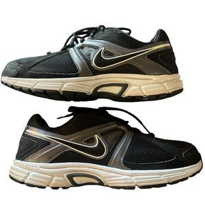 Nike Dart Men's Sz 9 Running Shoes Black White Athletic Impact Grove Sneakers‎